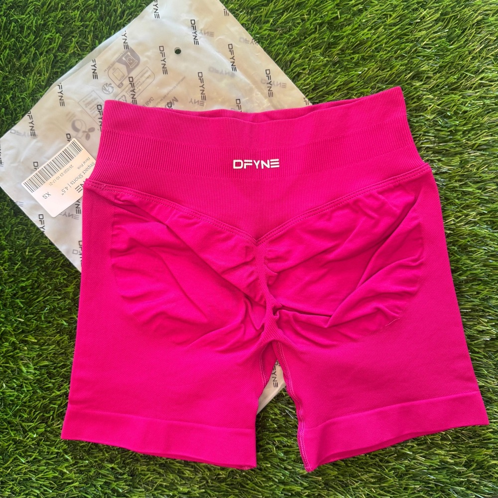 Dfyne impact shorts 4.5" floral pink extra small